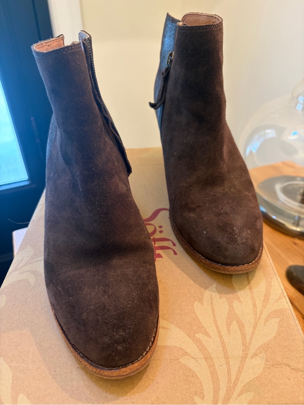 Women’s Brown Suede Ankle Boots